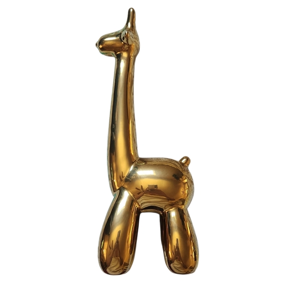 Giraffe Gold Color Balloon Animal Decor - Picture 2 of 9